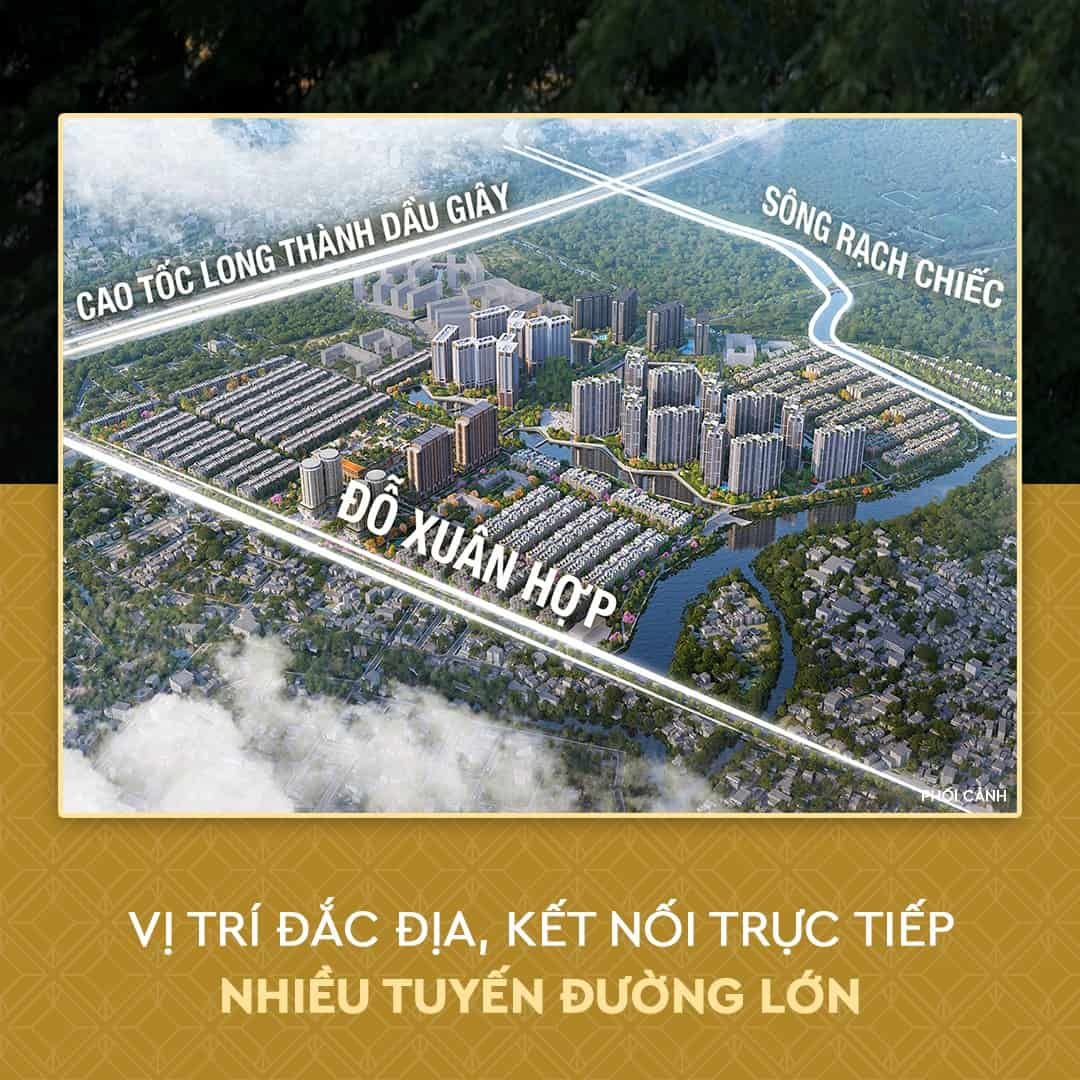 Các phía tiếp giáp của dự án The Global City