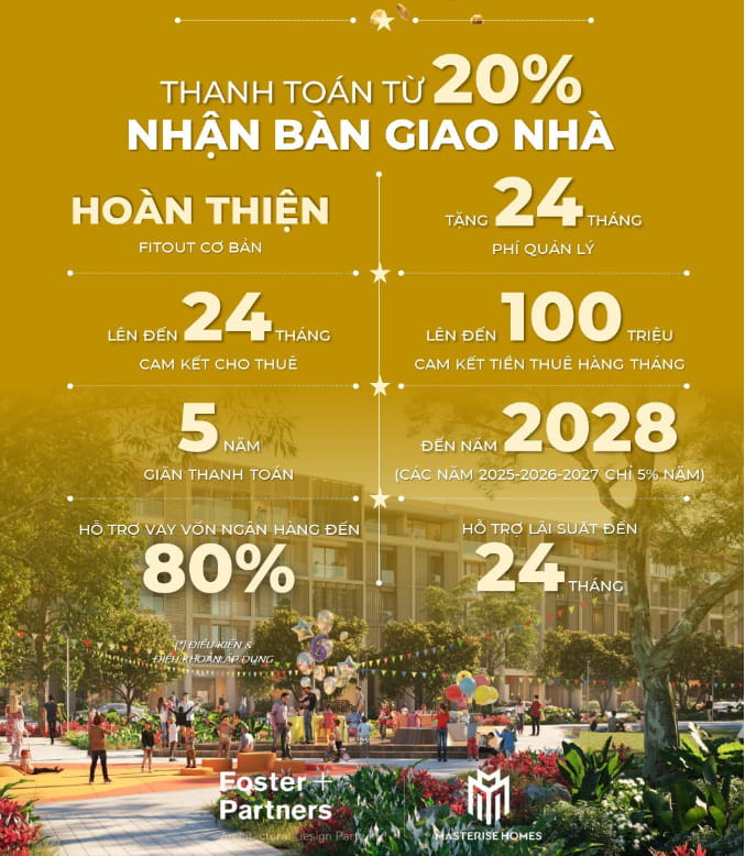 chính sách bán hàng dự án The Global City